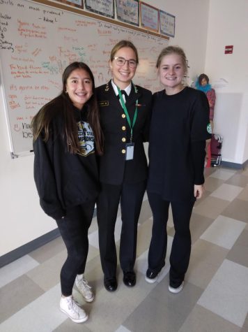 Three Suzies from different soccer championships meet (Sarah Mendoza, Allie Wright, and Macy Hutchinson)