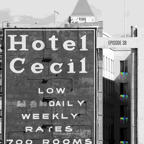 An early photo of the Cecil hotel shows the darkness that surround the building throughout this time. 