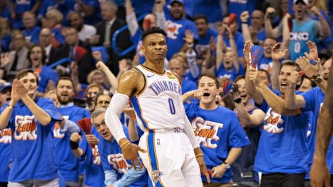 Westbrook was a triple double machine and top player when with OKC