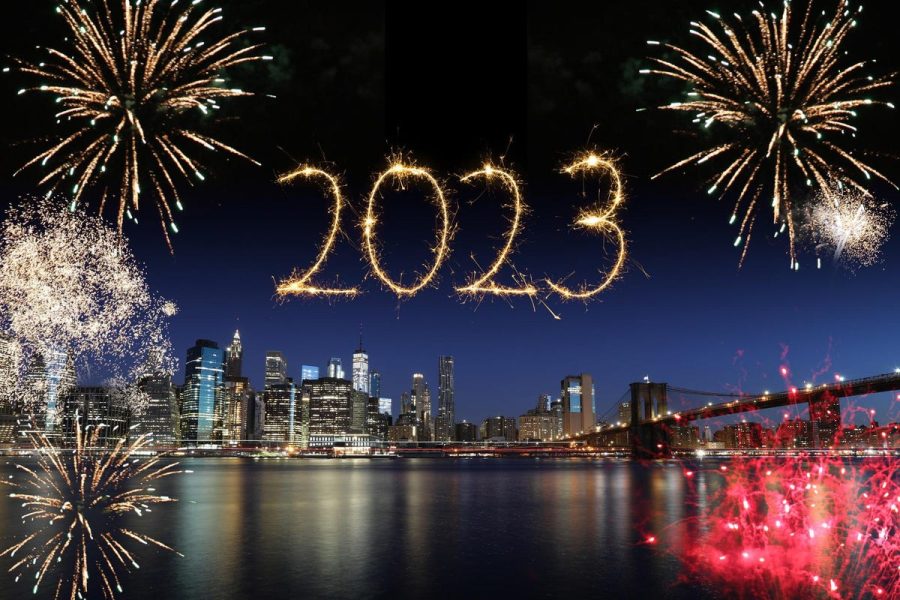2023+new+years+eve+fireworks+in+New+York+City%2C+USA