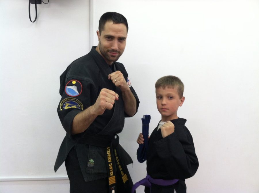 Posing for the camera with Shihan Steve after my test.