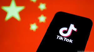 This image shows the metaphorical control of TikTok by China.     