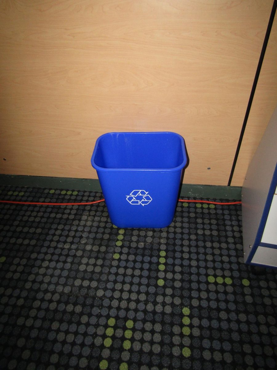 Why a picture of a bucket? Thats what happens when the roof leaks. Despite the constant efforts of our facilities crew, the leaks happen.