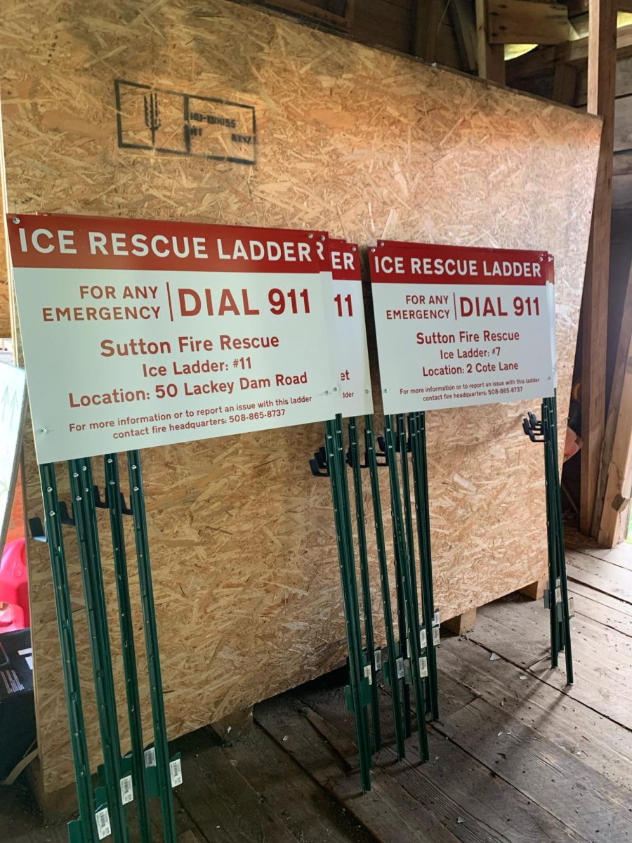 These signs are important--people need to know that the ladders are available.
