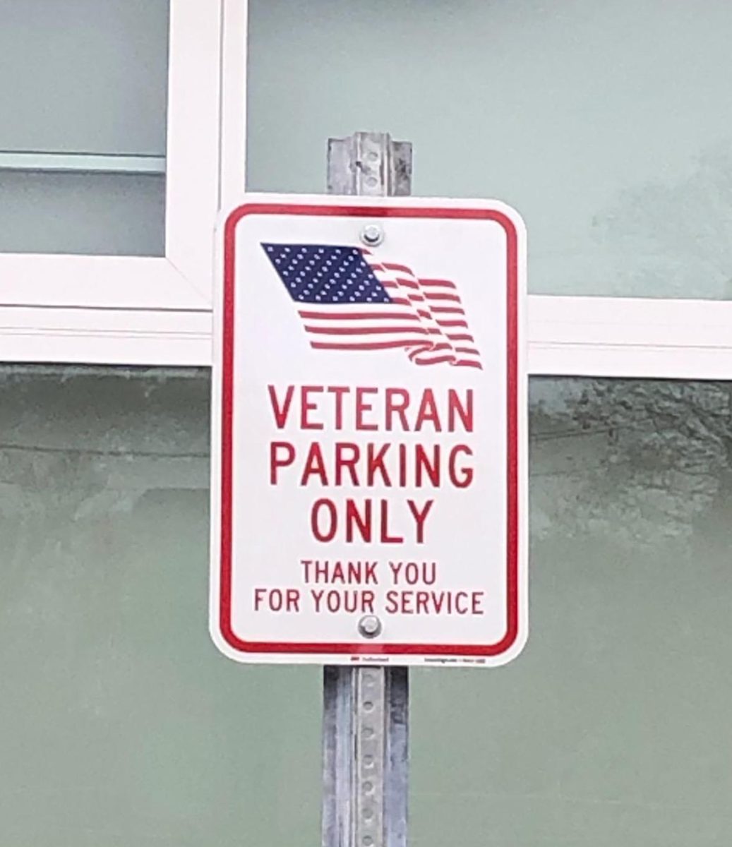 As a thank you to our Veterans, we now have designated parking for them! 