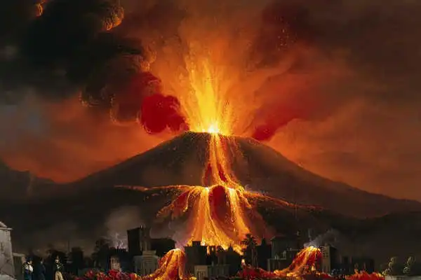 The eruption of Mount Vesuvius was a very disruptive force, how did text survive?   