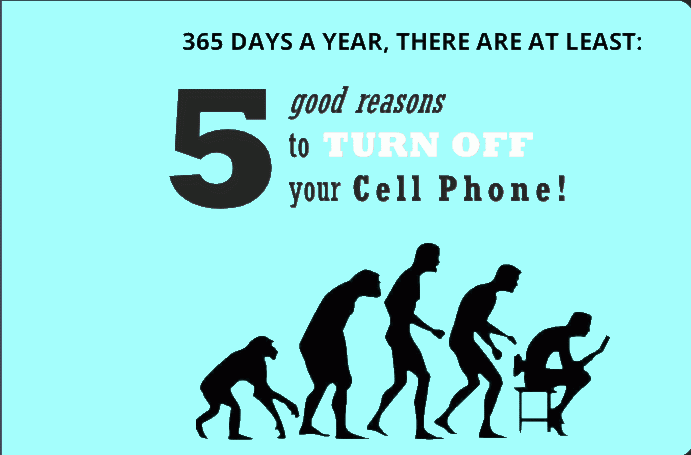 The less time you spend on your phone, the better.
