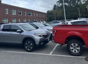 The teacher parking lot for the middle/high school is always full--but are there enough spaces for everyone?