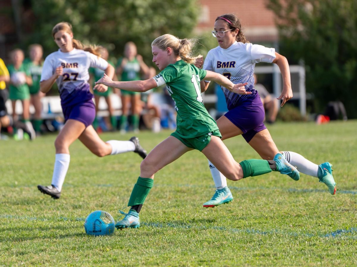 Junior Ava Magnuson scored her 100th point in yesterday's victory!