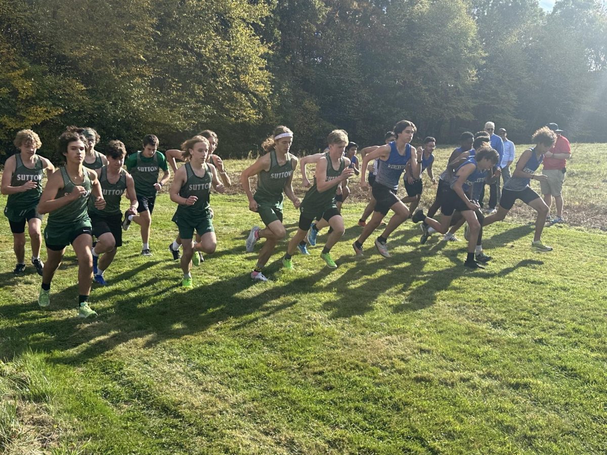 The cross country team was just one of the many athletic events yesterday.