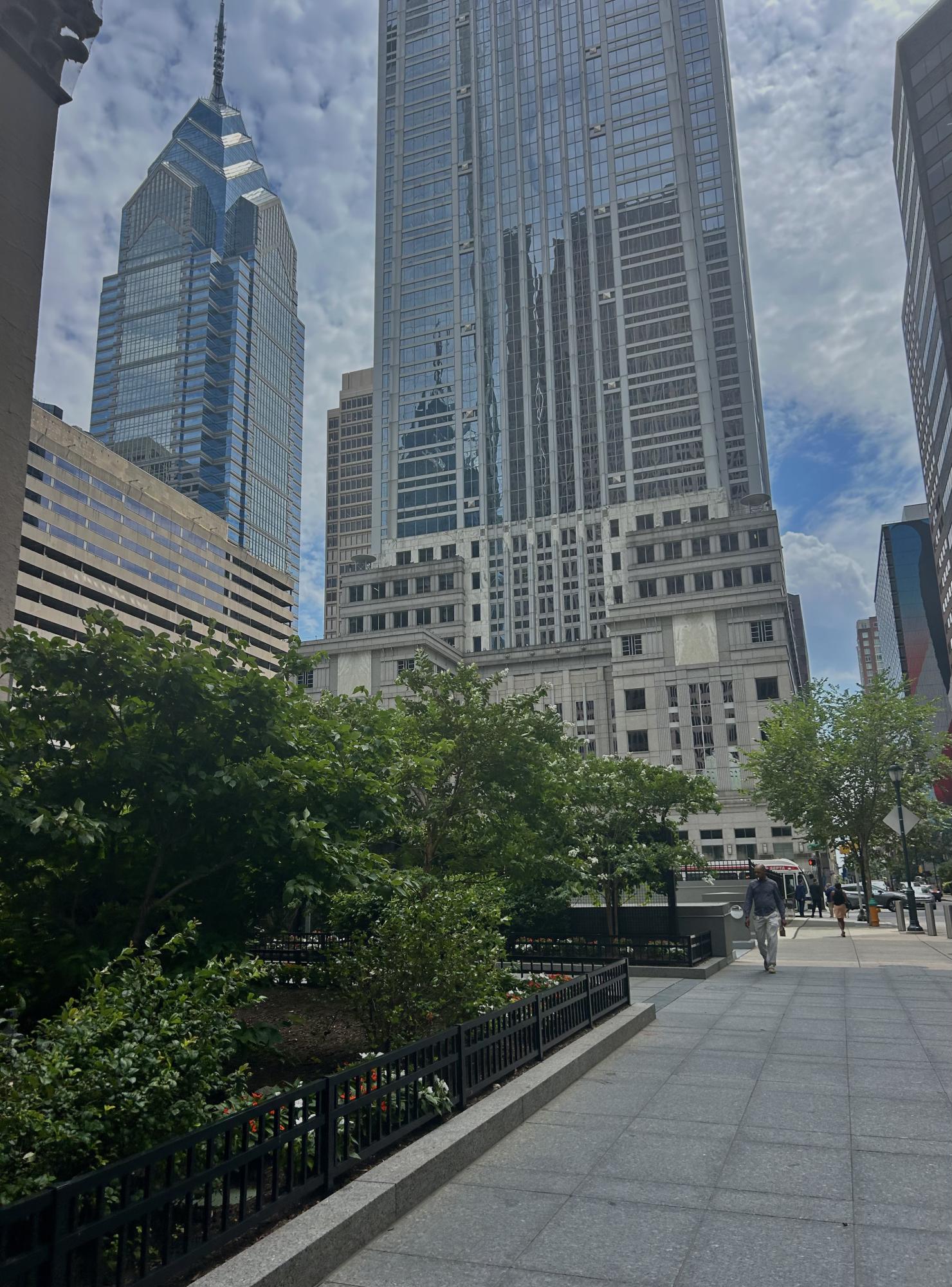 The center of Philadelphia during the summer is a great place to experience many great things.