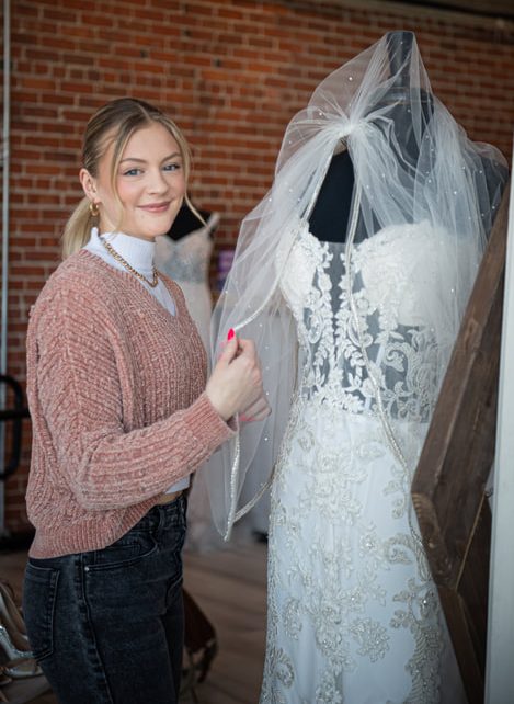 Amanda McGee, Class of 2022, did her internship in the fashion world. 