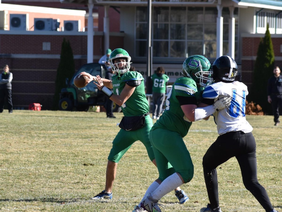 Cam Benedict threw three touchdowns against Murdock, and all three went to his brother who also had two interceptions.