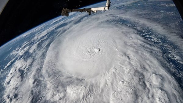 A view of Hurricane Milton from the International Space Station (NASA/Michael Barratt)