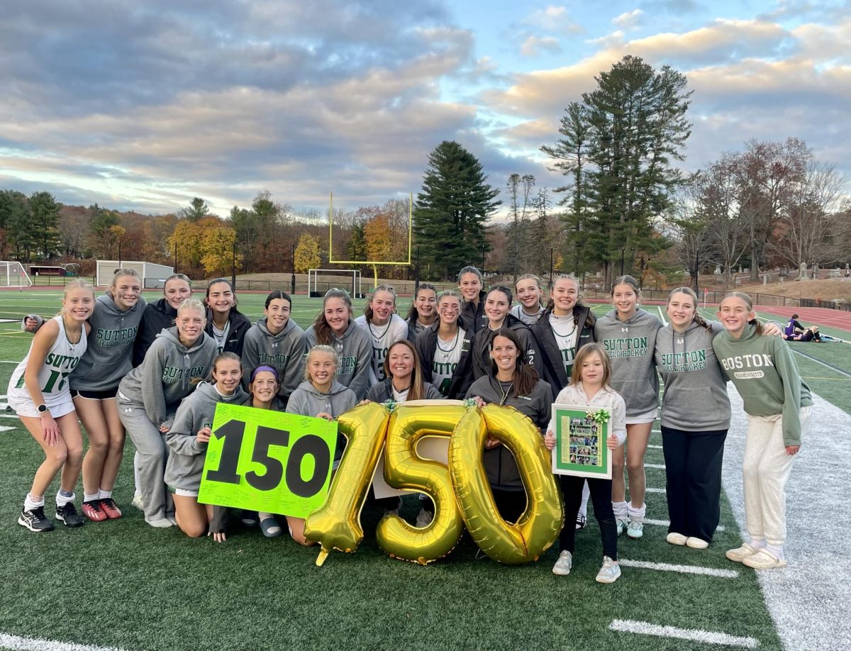 Coach Sarah Bellavance just had her 150th win at their most recent game.