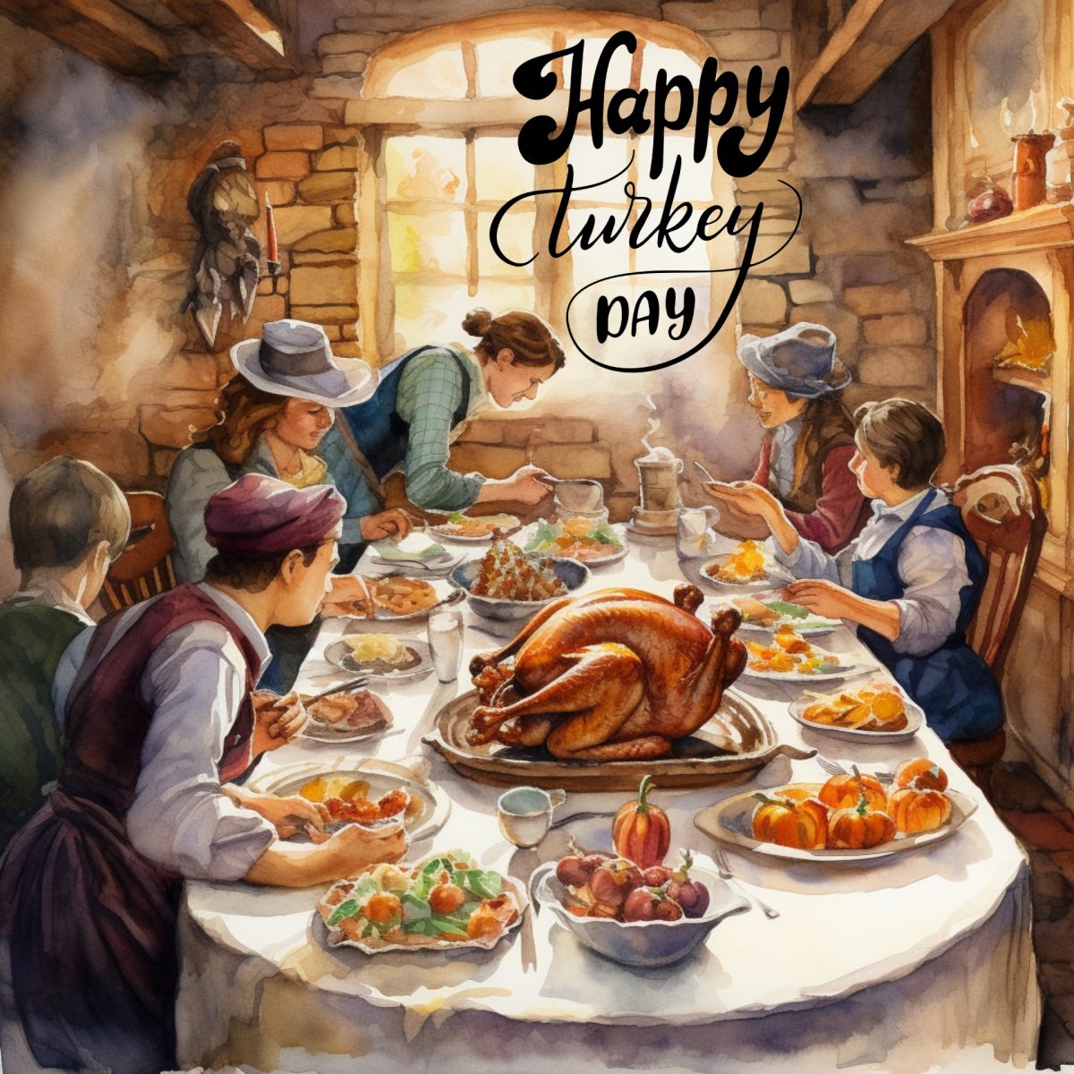 There is no better time to celebrate with family than Thanksgiving Day. (Linnaea Mallette--Public Domain)