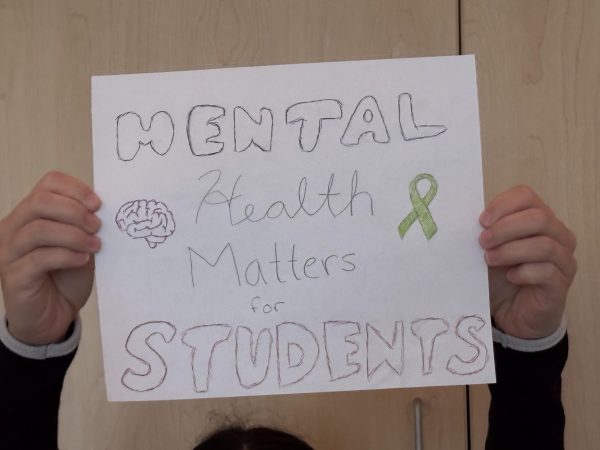 A student advocating for Mental Health and how it matters for students at Sutton High School 