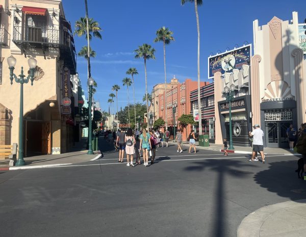 Hollywood boulevard in Disney parks. Hollywood is where most American movies get made. (Amelia Klinghard)