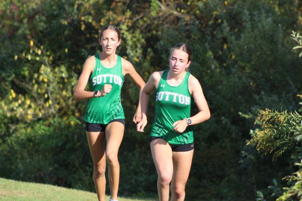 Senior Annie Lamoreaux and Junior Vivien Bregman came in second and third in yesterday's meet.