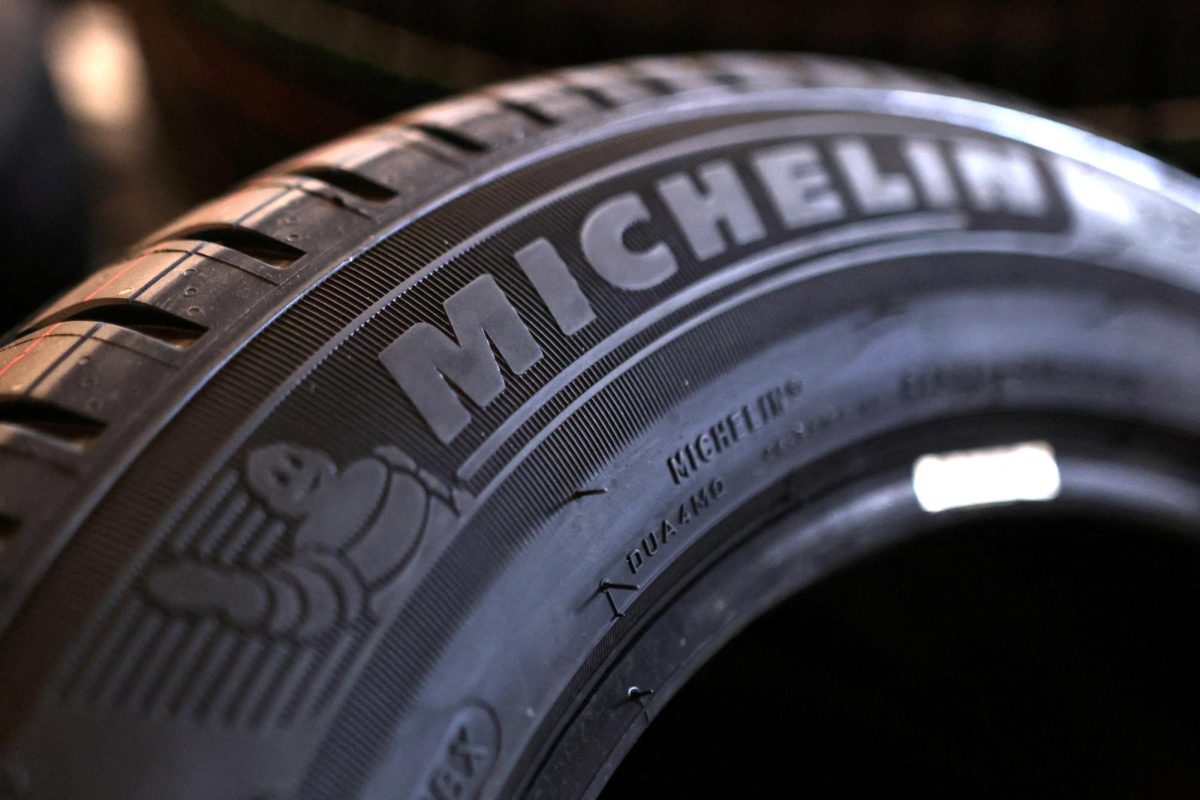 A Michelin tire is seen in UnionComerc tire shop in Zenica, Bosnia and Herzegovina, April 5, 2025. REUTERS/Dado Ruvic