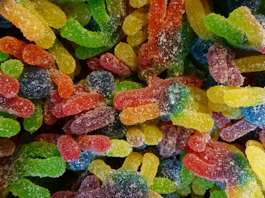 Photo of Sour-Patch-Kids, one of the worlds most iconic gummiest candies.