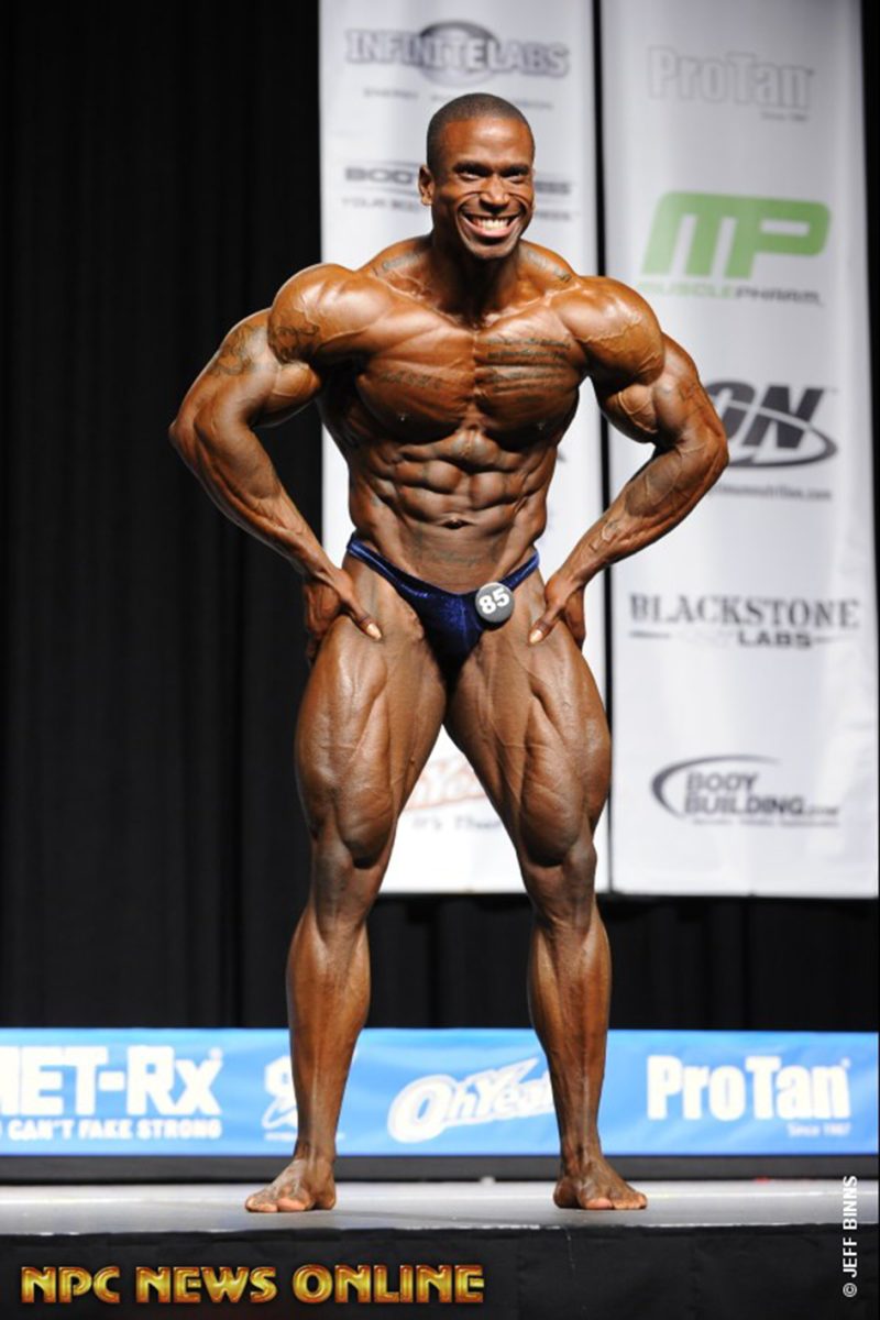 Bodybuilding is a real sport, but some (not this bodybuilder) use illegal substances for an advantage (U.S. Air Force photo by Airman 1st Class Christian Clausen/Released)