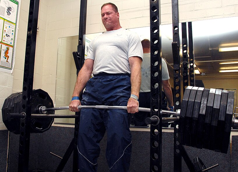 This Air Force orthopedic surgeon is a powerlifter and serves his country. (U.S. Air Force photo by Todd Berenger)