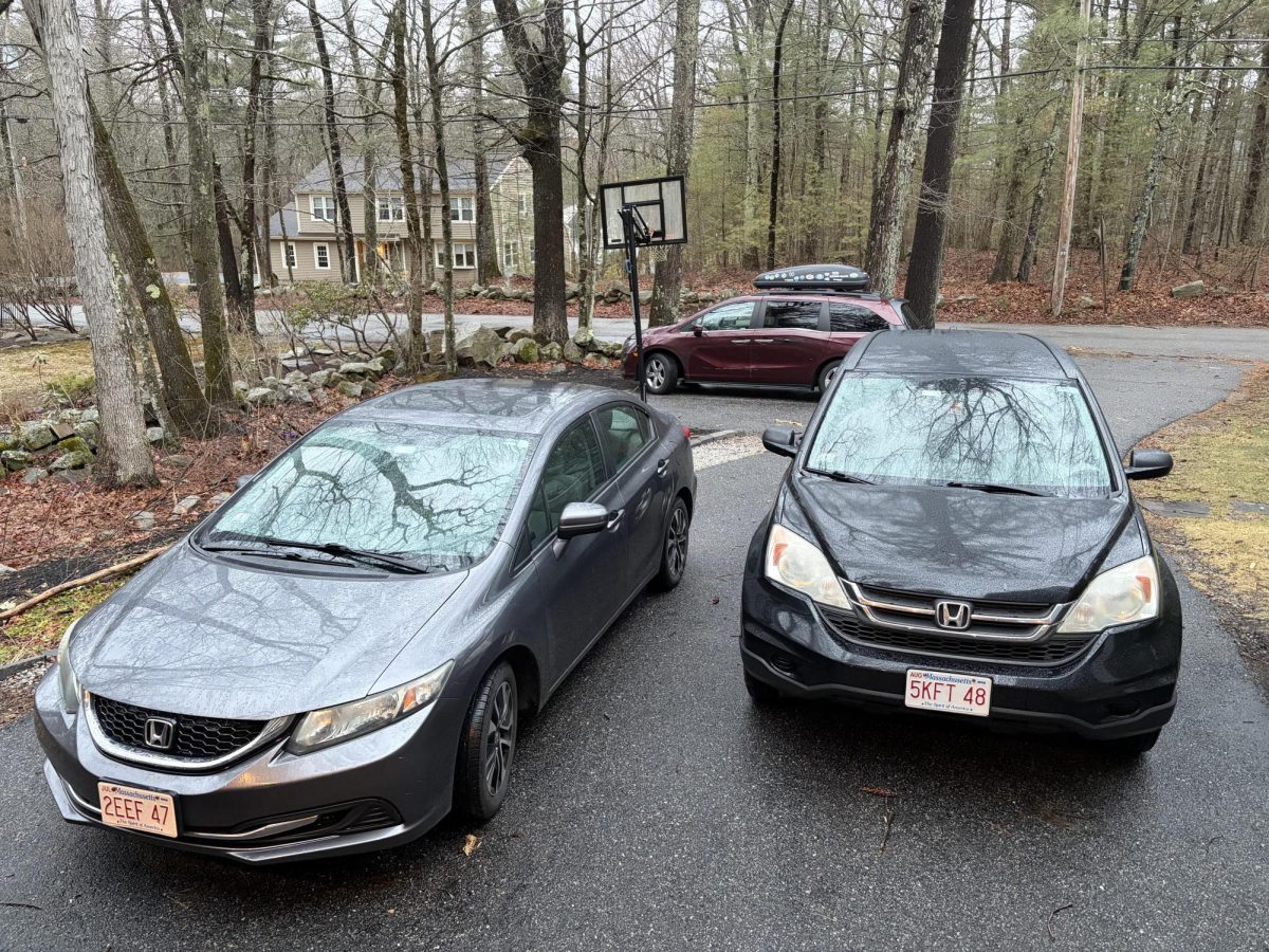 A photo of the authors cars (all used and second hand)